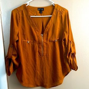 Medium brown blouse